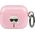 Karl Lagerfeld Etui ochronne KLA3UKHGP Glitter Karl`s Head do AirPods 3 różowe
