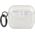 Karl Lagerfeld Etui ochronne KLA3UKHGS Glitter Karl`s Head do AirPods 3 srebrne