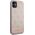 Guess Etui Guess GUHCN61G4GLPI Apple iPhone 11 różowy/pink hard case 4G Stripe Collection