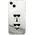 Karl Lagerfeld Etui Karl Lagerfeld KLHCP13SKICGLS Apple iPhone 13 mini srebrny/silver hardcase Liquid Glitter Karl&Choupette Head