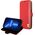 Ferrari Ferrari FESAXFLBKP13SRE iPhone 13 mini 5,4" czerwony/red book On Track Carbon Stripe