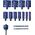 Bosch Bosch hole saw Tough material set 14 pieces - 2608900448 EXPERT RANGE