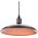 Lampa wisząca lampa wisząca okrągła 32 x 110 cm aluminium 60W różowe złoto