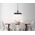 Lampa wisząca lampa wisząca okrągła 32 x 110 cm aluminium 60W różowe złoto