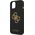 Guess Guess GUHCP13MLS4GGBK iPhone 13 6,1" czarny/black hard case Silicone 4G Logo