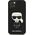 Karl Lagerfeld Karl Lagerfeld KLHCP13SOKPK iPhone 13 mini 5,4" czarny/black hardcase Saffiano Ikonik Karl`s Patch