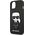 Karl Lagerfeld Karl Lagerfeld KLHCP13SOKPK iPhone 13 mini 5,4" czarny/black hardcase Saffiano Ikonik Karl`s Patch