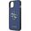 Guess Guess GUHCP13SSA4GSBL iPhone 13 mini 5,4" niebieski/blue hardcase Saffiano 4G Metal Logo
