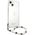 Guess Guess GUHCP13SKPSWH iPhone 13 mini 5,4" Transparent hardcase White Pearl