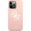 Guess Guess GUHCP13LLS4GWPI iPhone 13 Pro / 13 6,1" różowy/pink hard case Silicone 4G Logo