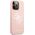 Guess Guess GUHCP13LLS4GWPI iPhone 13 Pro / 13 6,1" różowy/pink hard case Silicone 4G Logo