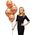 GoDan Balony chromowane Miedziane, B&C, 30 cm, 50 szt.