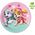 PROCOS Talerzyki papierowe Psi Patrol Skye & Everest, 23cm, 8 szt. (plastic-free)