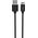 Kabel USB Ansmann USB-A - USB-C 1 m Czarny (456531)