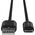 Kabel USB Ansmann USB-A - USB-C 1 m Czarny (456531)