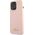 Guess Guess GUHMP13XLSLMGLP iPhone 13 Pro Max 6,7" jasnoróżowy/light pink hardcase Silicone Script Gold Logo Magsafe