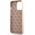 Guess Guess GUHMP13LLSLMGLP iPhone 13 Pro / 13 6,1" jasnoróżowy/light pink hardcase Silicone Script Gold Logo Magsafe