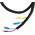 Organizer VivoLink Flexible cablesock ř38mm black