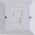 Lanview CAT6 Faceplate Single Gang UK