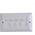 Lanview CAT6 Faceplate 4-port UK Type