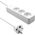 ProXtend Danish Power Strip 3-way 3 gniazda 6 m biała (K3-K06W)