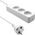 ProXtend Danish IT Power Strip 3-way 3 gniazda 15 m biała (KIT3-KIT15W)