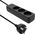 ProXtend Danish Power Strip 3-way 3 gniazda 15 m czarna (K3-KIT15B)