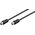 Kabel Goobay Antenowy 2.5m czarny (68148)