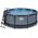Exit Exit Toys Stone Pool, Frame Pool O 360x122cm, swimming pool (grey, with filter pump)
