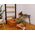 BenchK Materac gimnastyczny 3-częściowy T25 180 cm x 60 cm x 8 cm brązowy