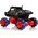 LeanToys Auto Terenowe Drift Zdalnie Sterowane 1:16 Niebieskie 2.4G Obrót 360 Stopni