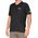 100% Koszulka męska 100% CELIUM Jersey krótki rękaw dark grey black roz. XL (NEW 2021)