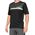 100% Koszulka męska 100% AIRMATIC Jersey krótki rękaw black charcoal roz. L (NEW 2021)