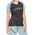 100% Koszulka damska 100% AIRMATIC Women's Jersey krótki rękaw black floral roz. XL (NEW 2021)