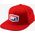 100% Czapka z daszkiem 100% OFFICIAL J-Fit flexfit hat red roz. L/XL (NEW)