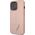 Guess Guess GUHCP13XPSATLP iPhone 13 Pro Max 6,7" różowy/pink hardcase SaffianoTriangle Logo
