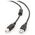 Kabel USB Gembird USB-A - USB-B 3 m Czarny (CCFB-USB2-AMBM-3M)