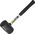 Deli Młotek gumowy Deli Tools EDL5616, 0.5kg (czarny)