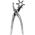 Deli Szczypce obrotowe do otworów Deli Tools EDL1919C, 9" (srebrne)