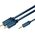 Kabel Clicktronic Jack 3.5mm - RCA (Cinch) x2 7.5m granatowy (JAB-1339077)
