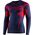 Brubeck LS15700 Bluza męska DRY ciemnoniebieski/czerwony XL
