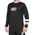 100% Koszulka męska 100% R-CORE Jersey długi rękaw black white roz. L (NEW 2022)