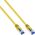 InLine InLine® Patch Cable S/FTP PiMF Cat.6A halogen free 500MHz yellow 0.3m
