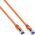 InLine InLine® Patch Cable S/FTP PiMF Cat.6A halogen free 500MHz orange 0.25m