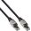 InLine InLine® Patch cable, U/UTP, Cat.6A, halogen-free, AWG23 copper, black, 50m