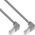 InLine InLine® Patch cable two side down angled, S/FTP (PiMf), Cat.6, 250MHz, PVC, copper, grey, 1.1m