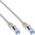 InLine 100pcs. Bulk-Pack InLine® Patch Cable S/FTP PiMF Cat.6A halogen free 500MHz grey 0.5m