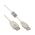 Kabel USB InLine USB-A - USB-A 1.8 m Przezroczysty (34617Q)