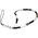 Guess Guess zawieszka GUSTBCKH Phone Strap Heishi Beads czarno-biały/black-white