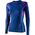 Brubeck LS15690 Bluza damska DRY jeansowy/fioletowy S